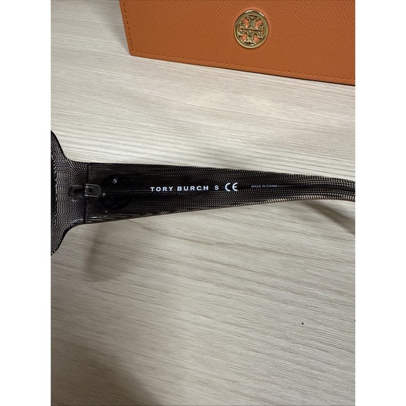 Tory Burch Sunglasses & Case TY7004 508/11 58-17-130 Black Dot Frames - Picture 4 of 9